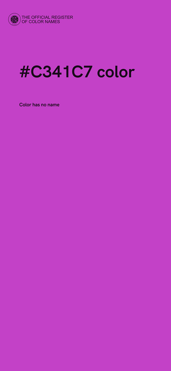 #C341C7 color image