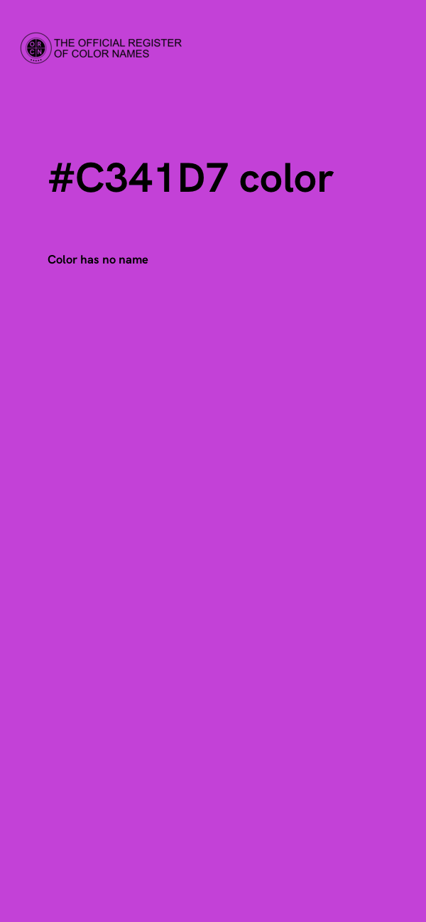 #C341D7 color image