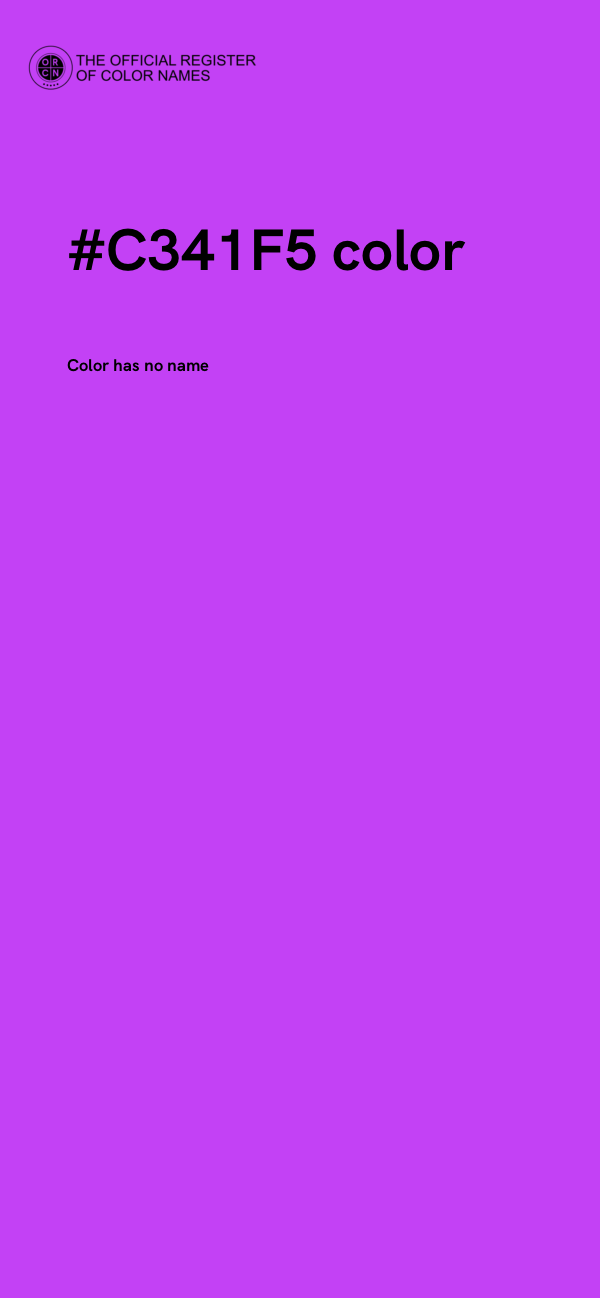 #C341F5 color image