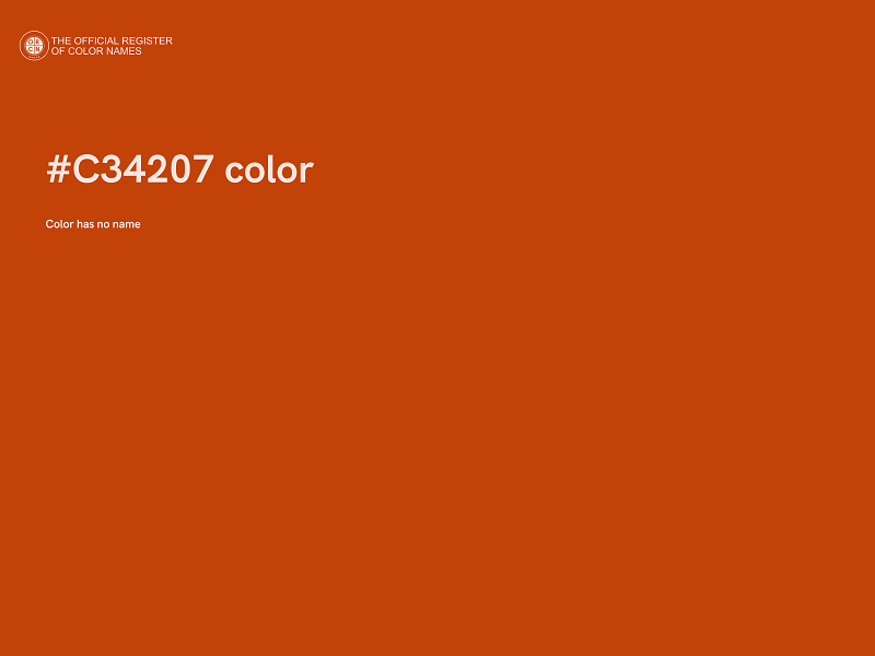 #C34207 color image