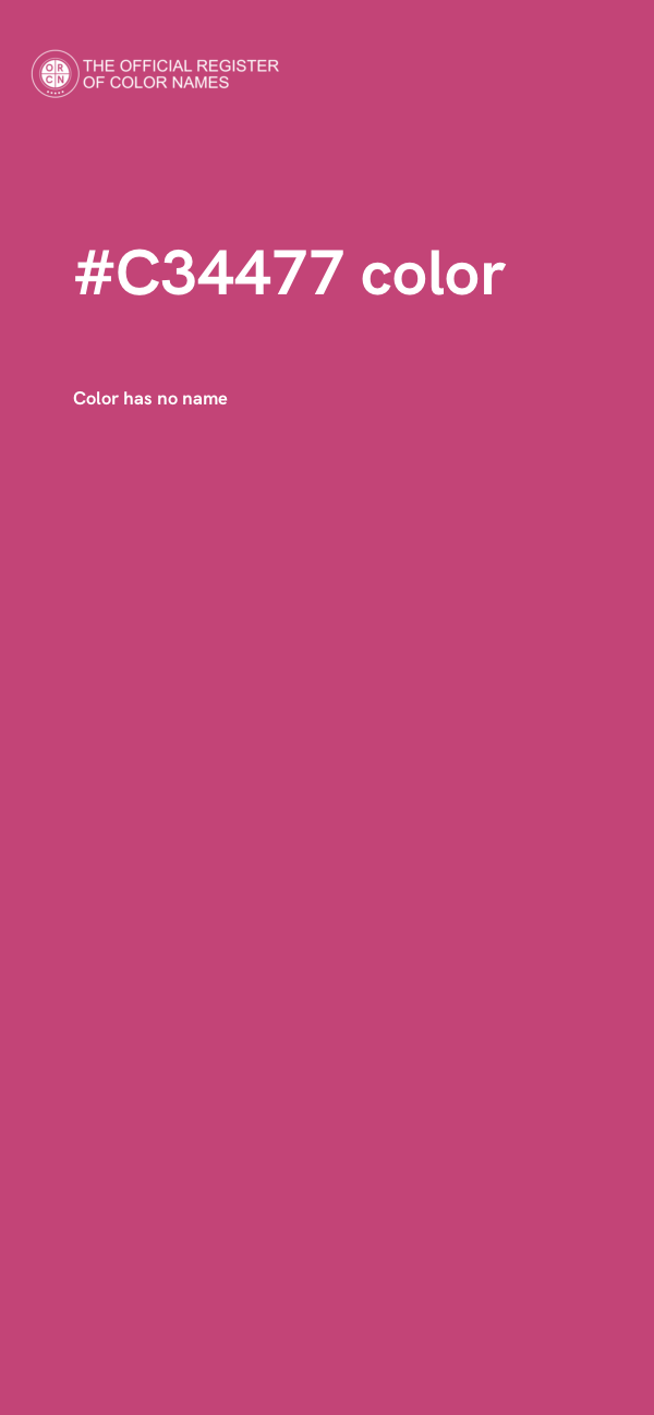 #C34477 color image