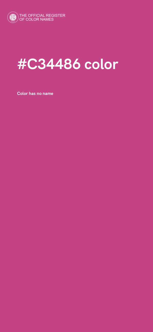 #C34486 color image