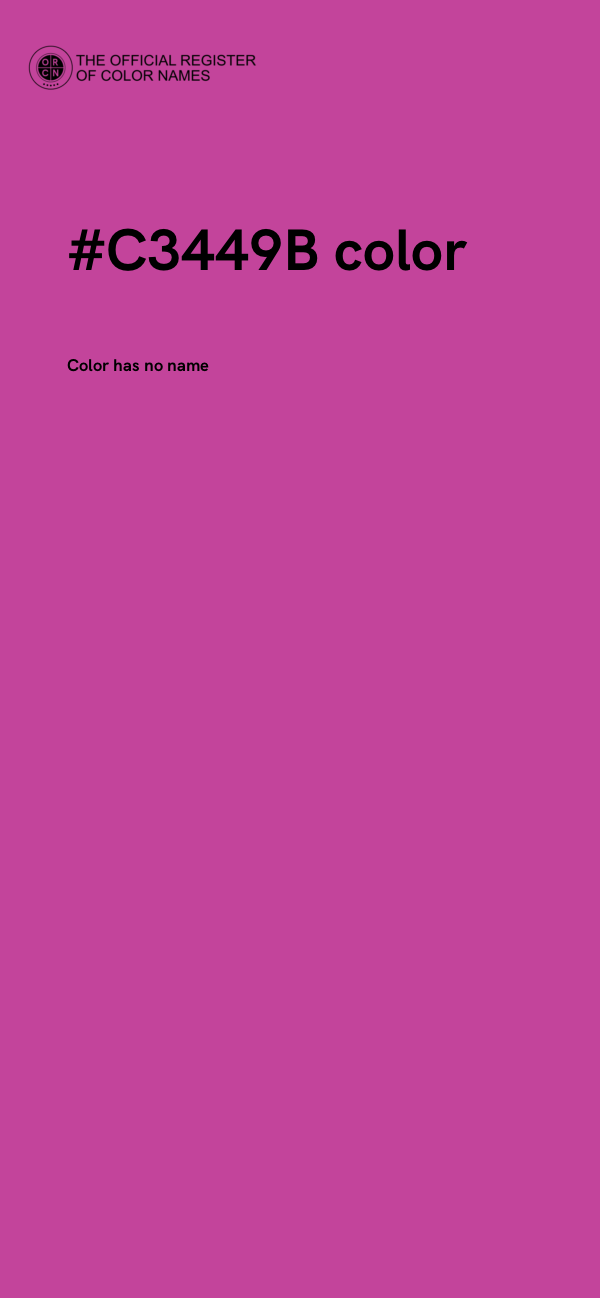 #C3449B color image