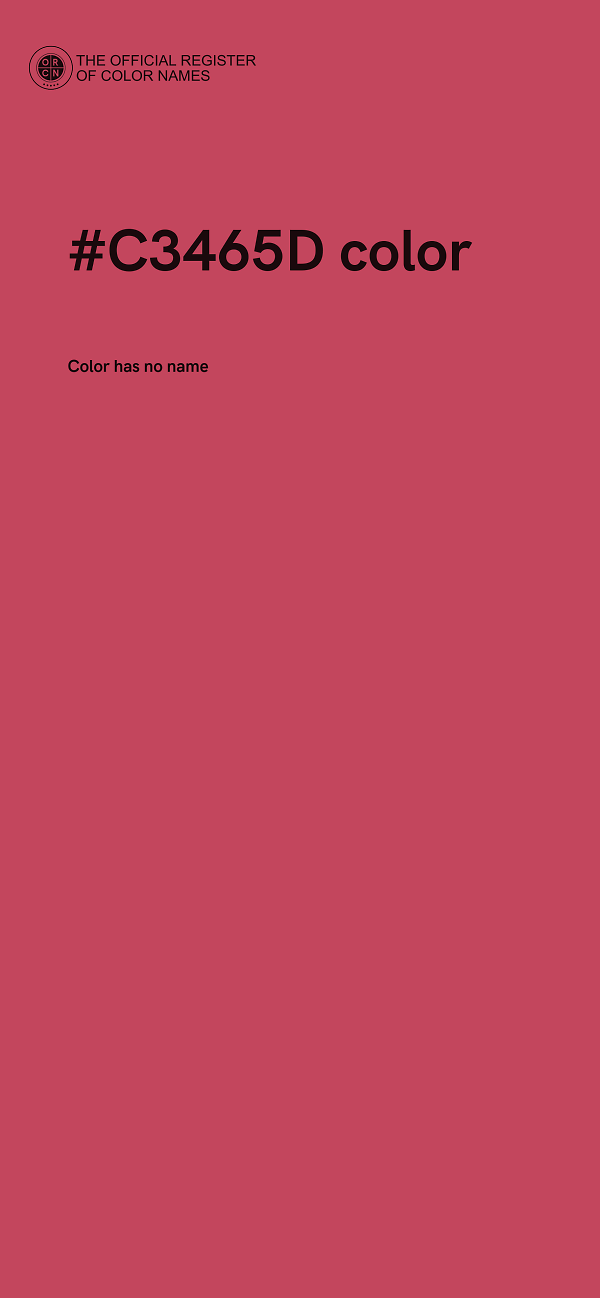 #C3465D color image