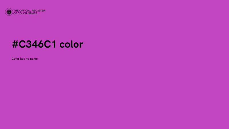 #C346C1 color image
