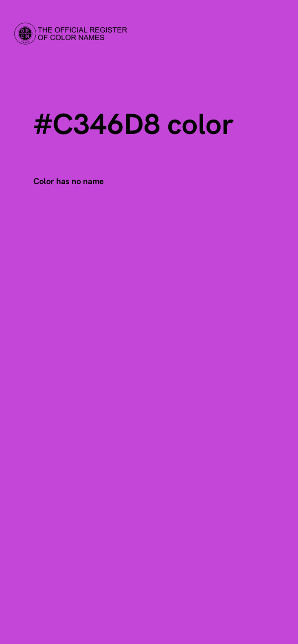 #C346D8 color image