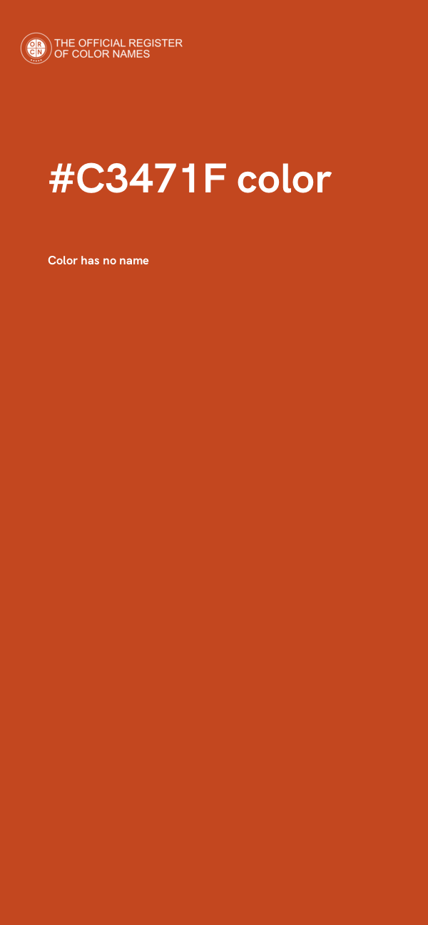 #C3471F color image