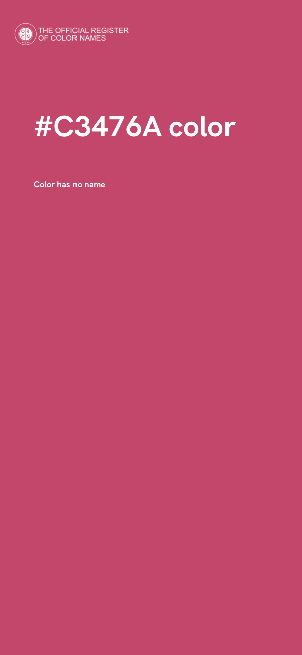 #C3476A color image
