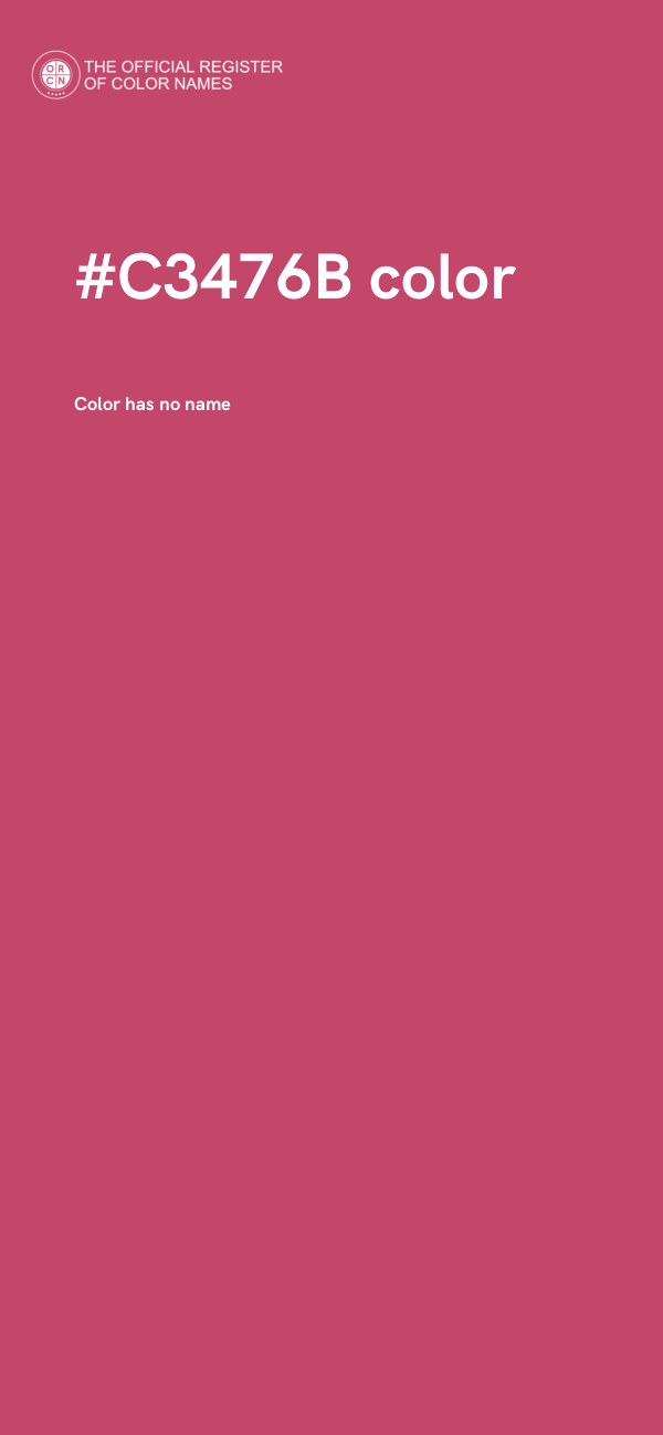 #C3476B color image