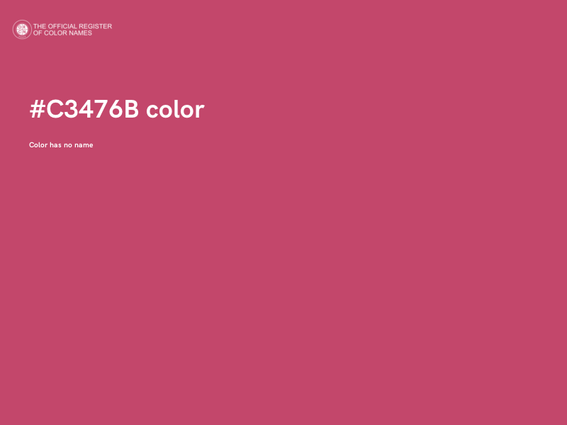 #C3476B color image