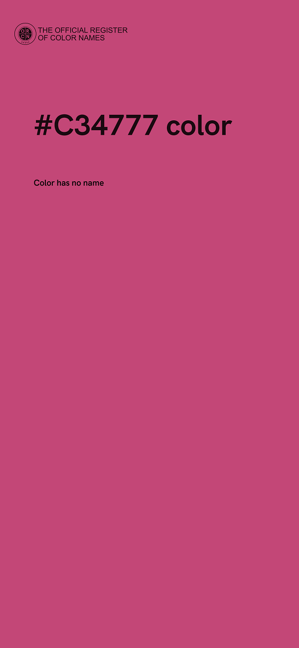 #C34777 color image