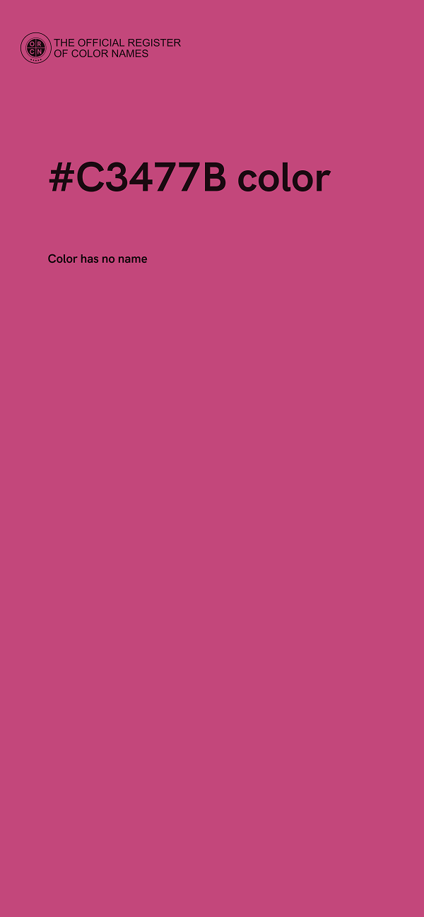 #C3477B color image