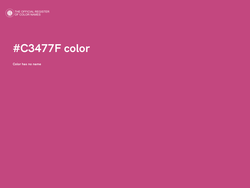 #C3477F color image