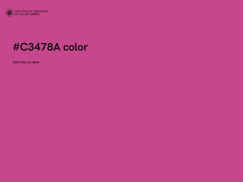 #C3478A color image