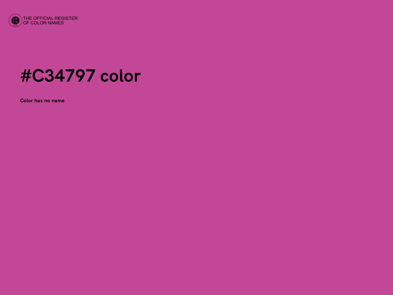 #C34797 color image