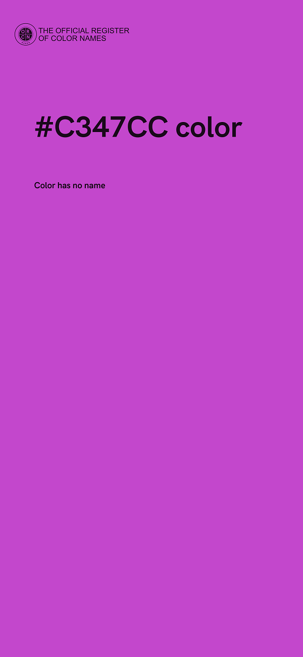 #C347CC color image