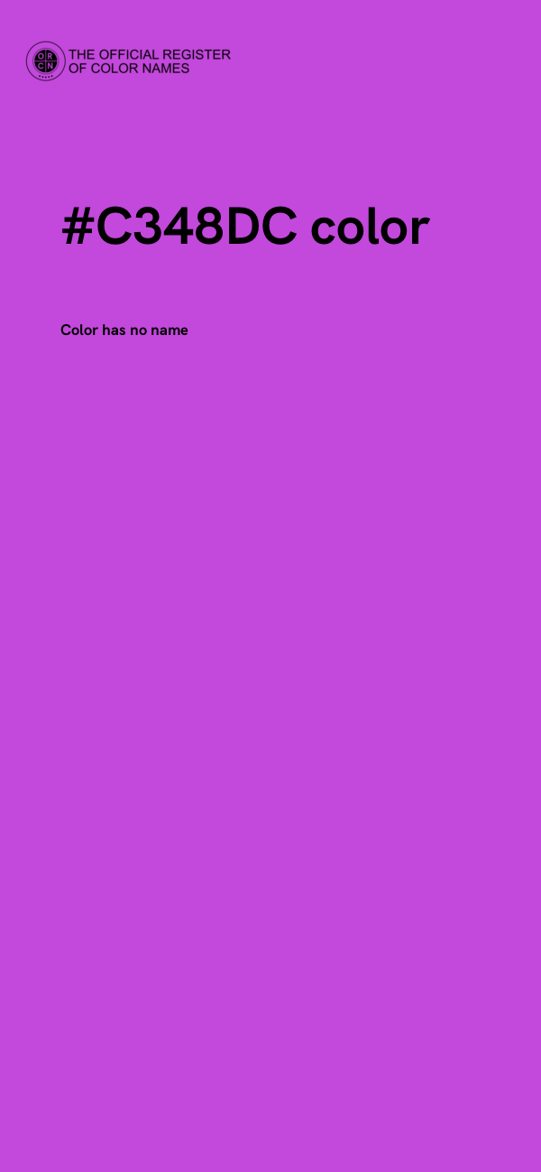 #C348DC color image