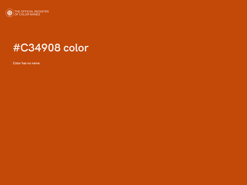 #C34908 color image