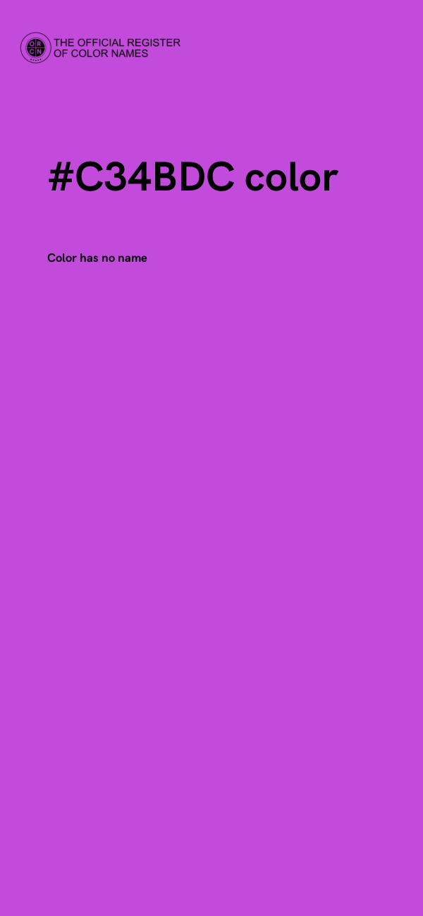 #C34BDC color image