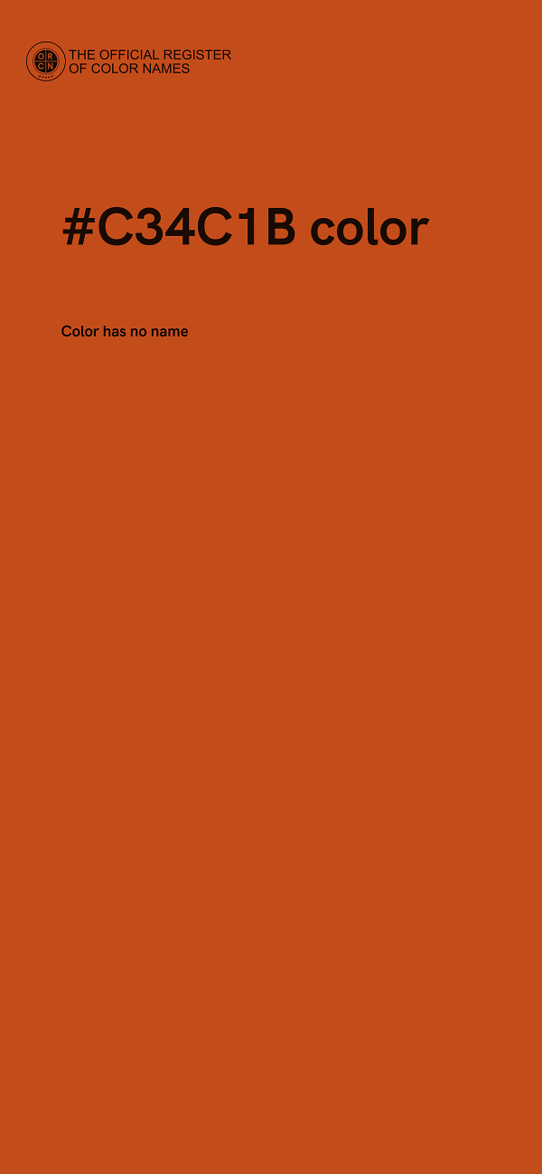 #C34C1B color image
