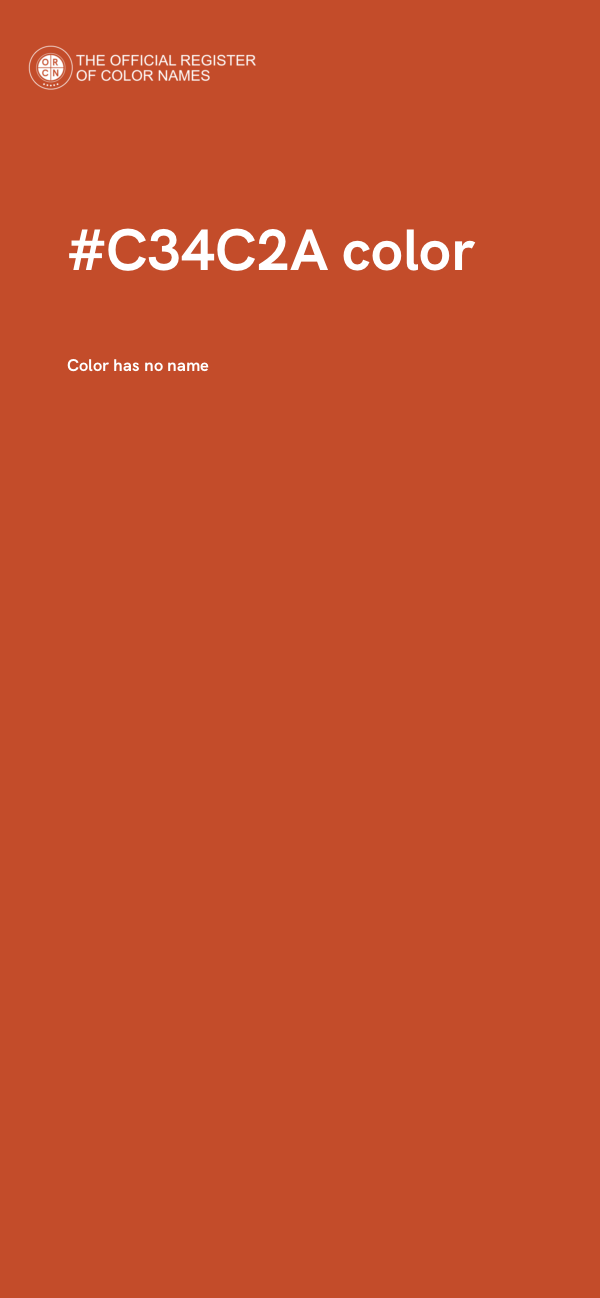 #C34C2A color image