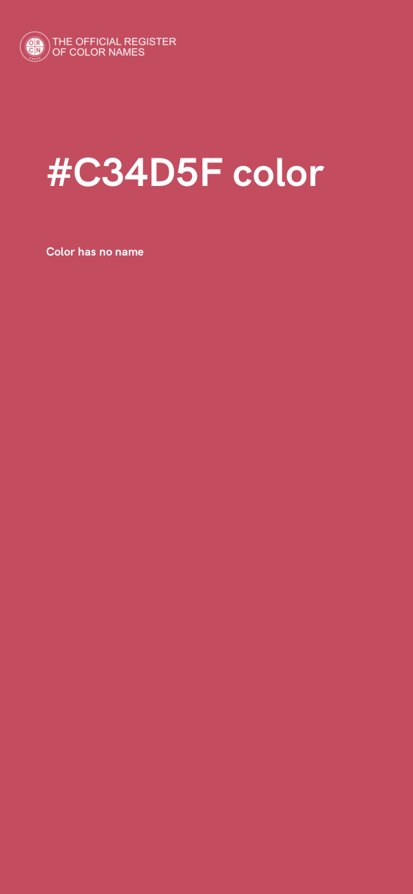 #C34D5F color image