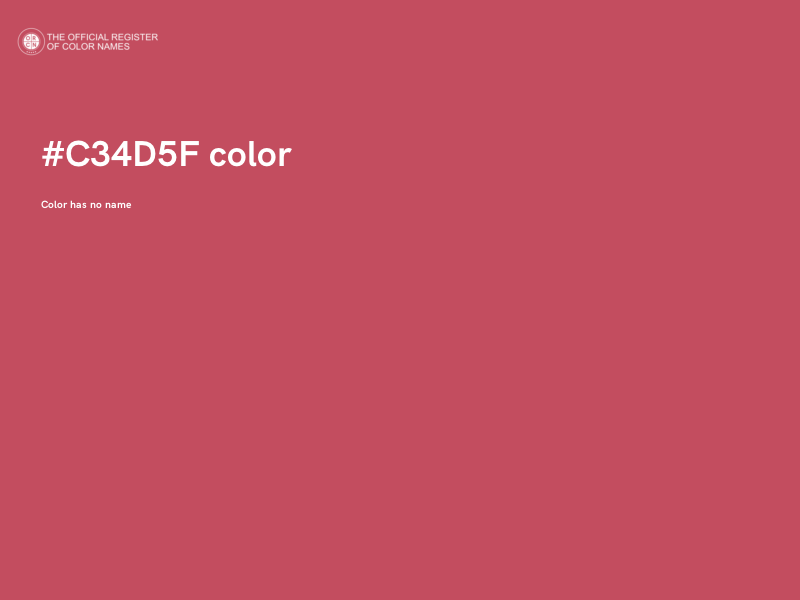 #C34D5F color image