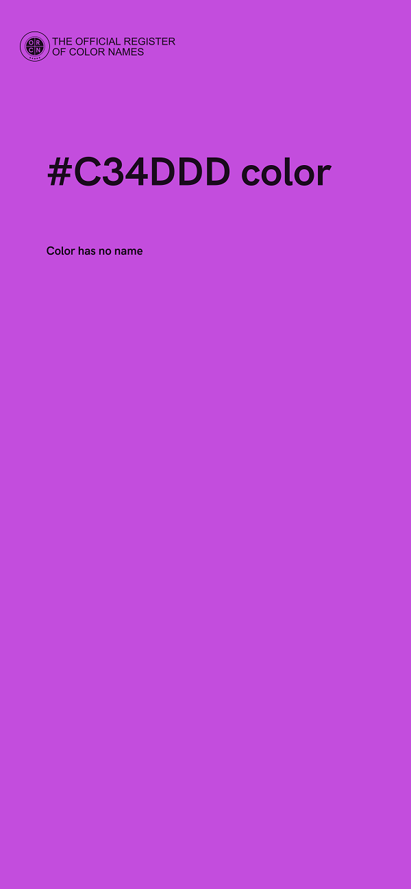 #C34DDD color image