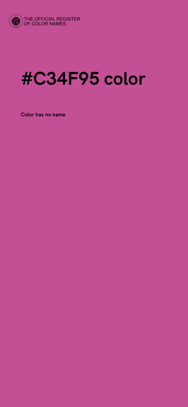 #C34F95 color image
