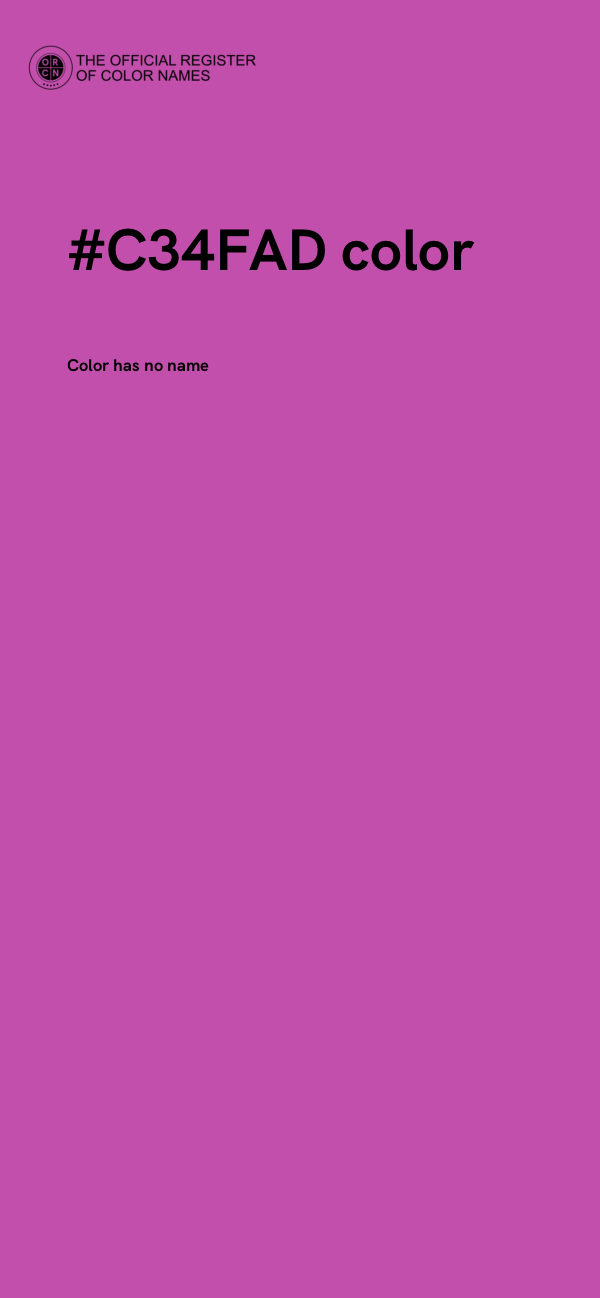 #C34FAD color image