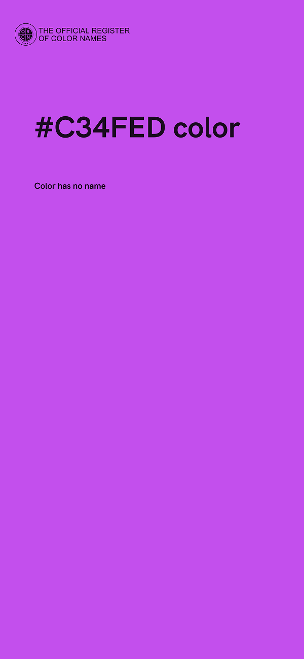 #C34FED color image