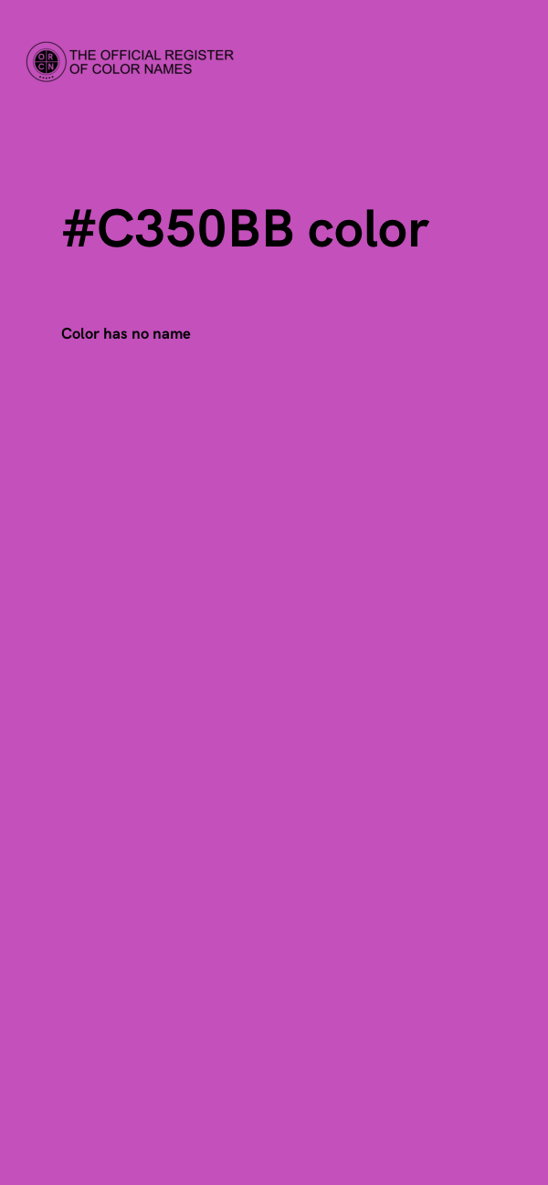 #C350BB color image