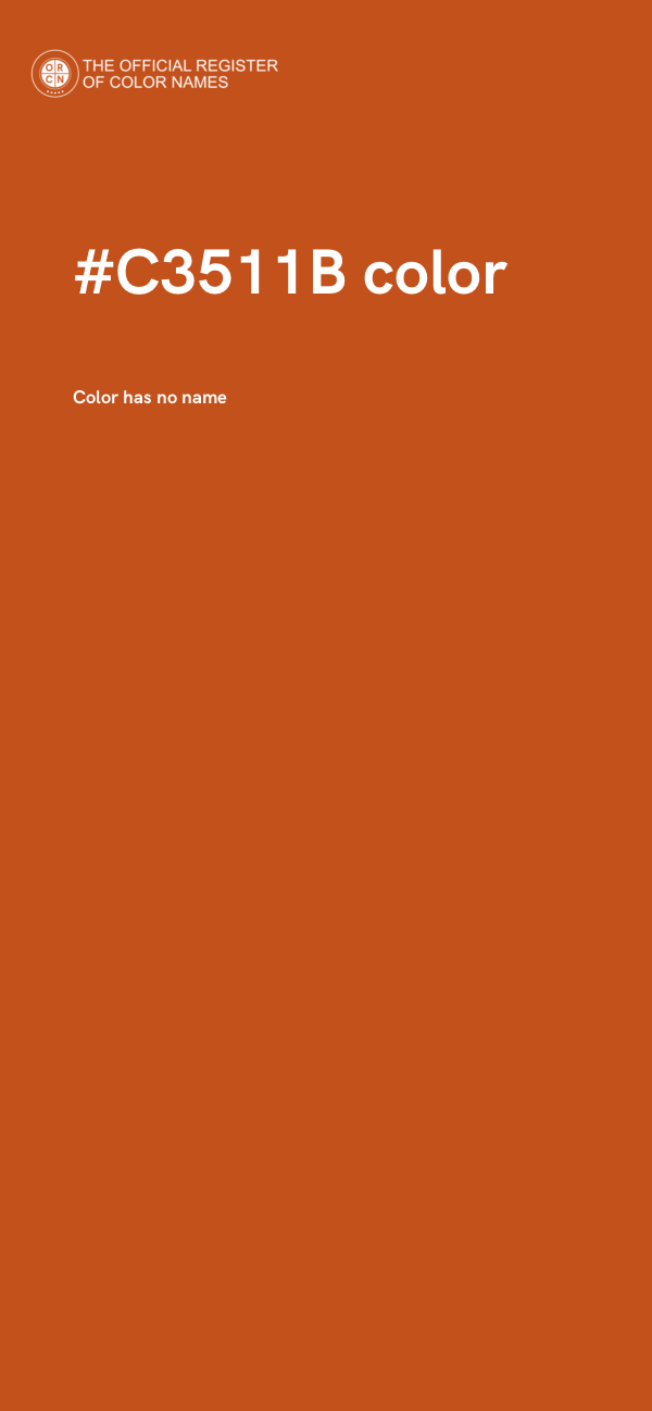 #C3511B color image