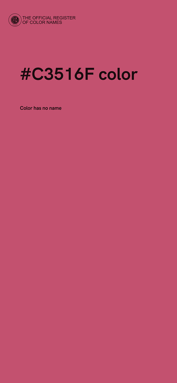 #C3516F color image