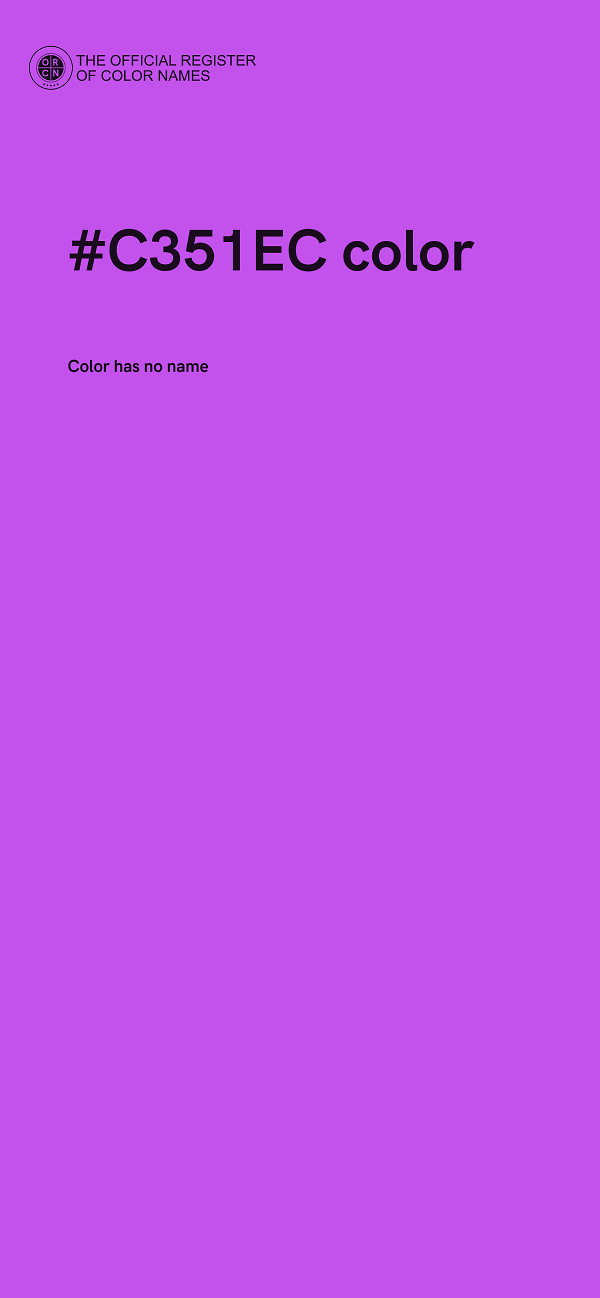 #C351EC color image