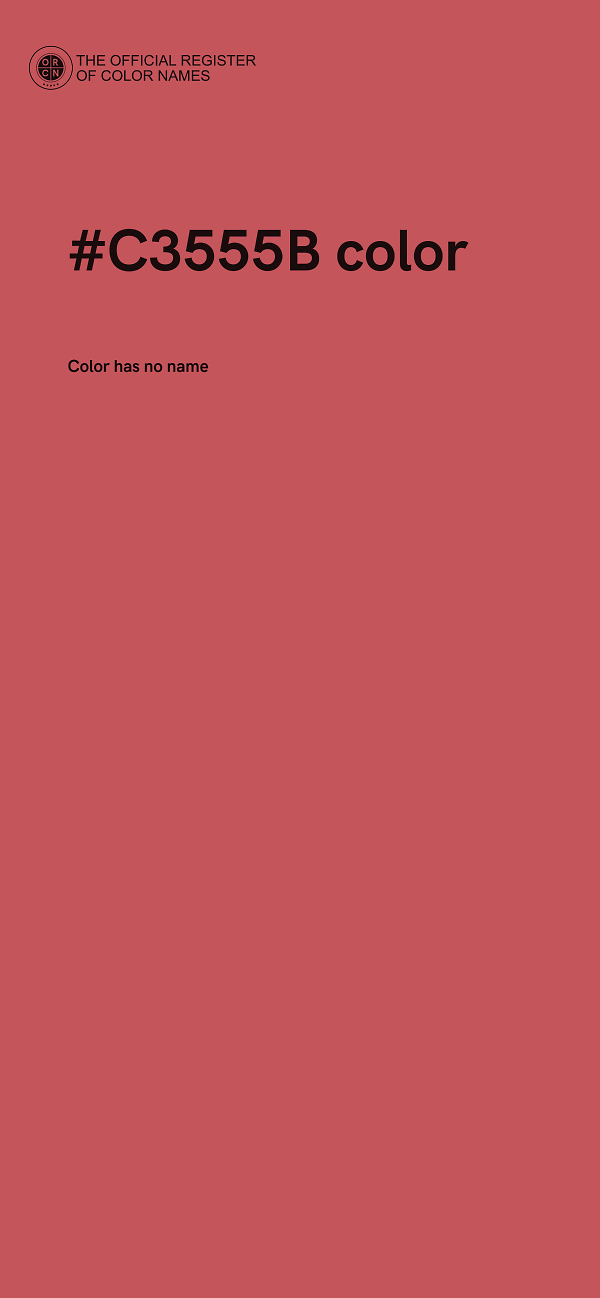 #C3555B color image