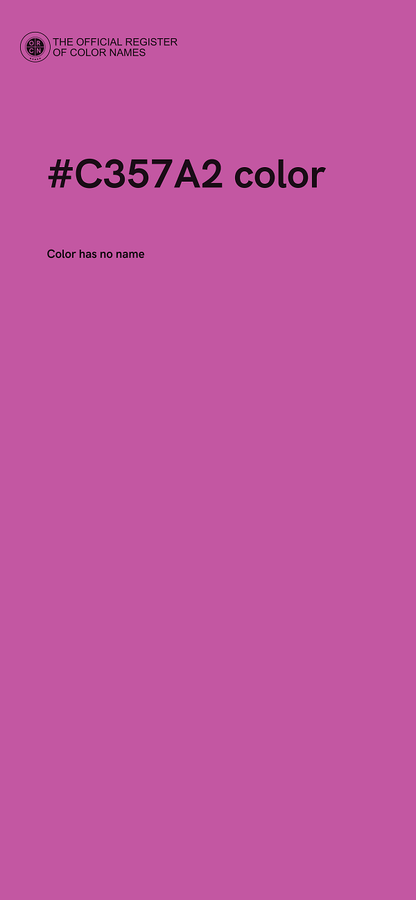 #C357A2 color image