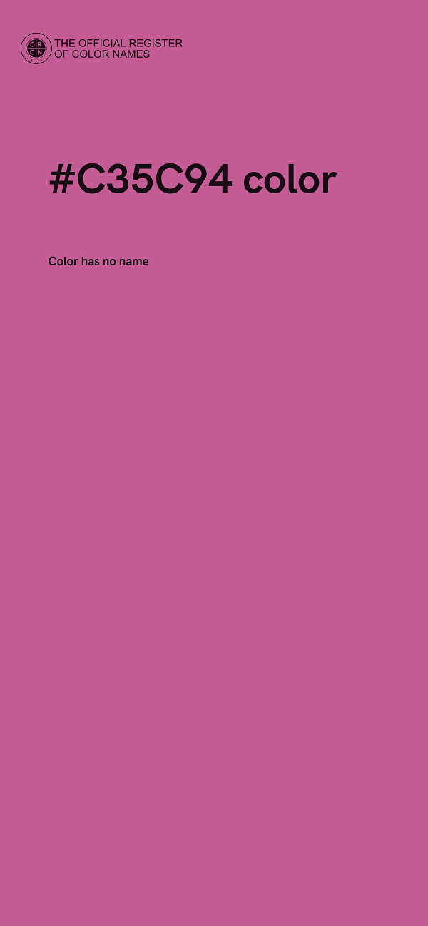 #C35C94 color image
