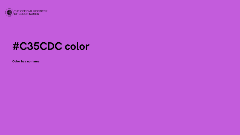 #C35CDC color image