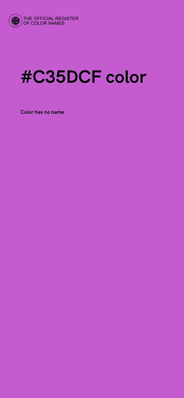 #C35DCF color image