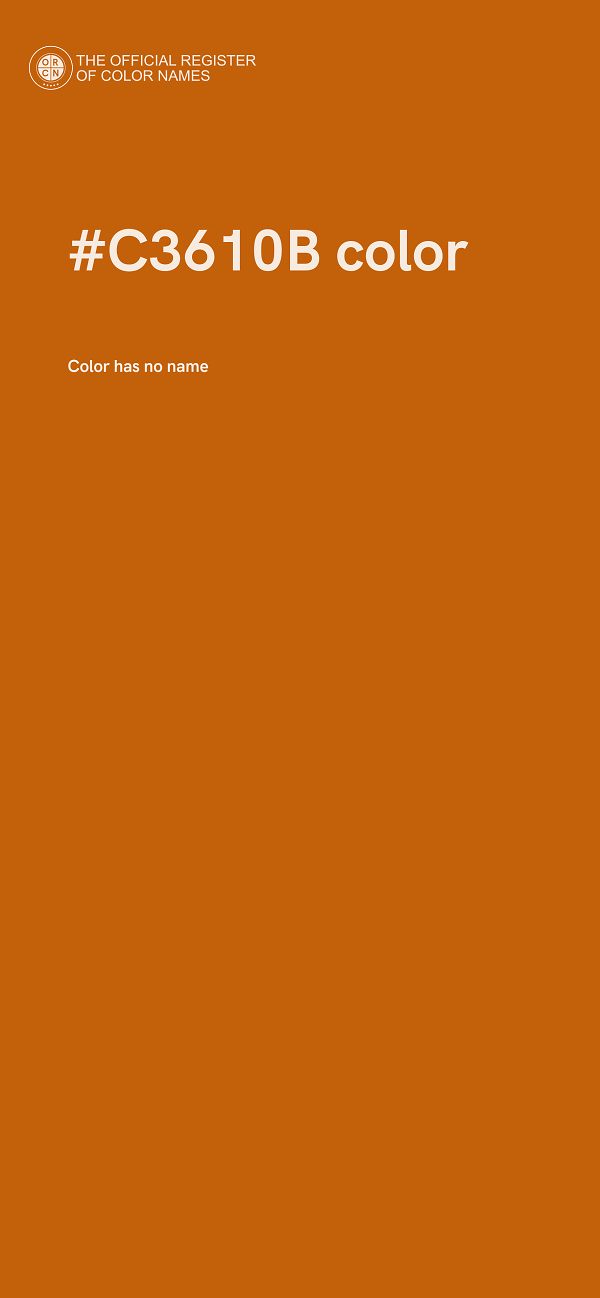 #C3610B color image