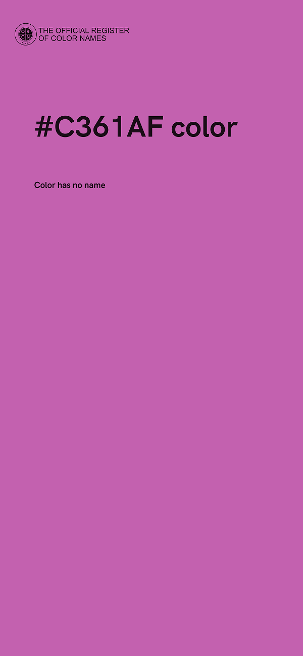 #C361AF color image