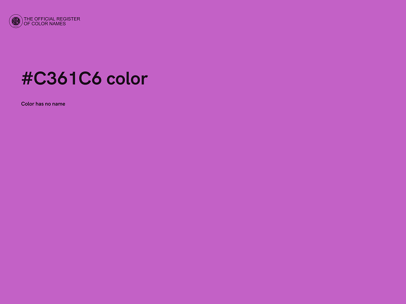 #C361C6 color image