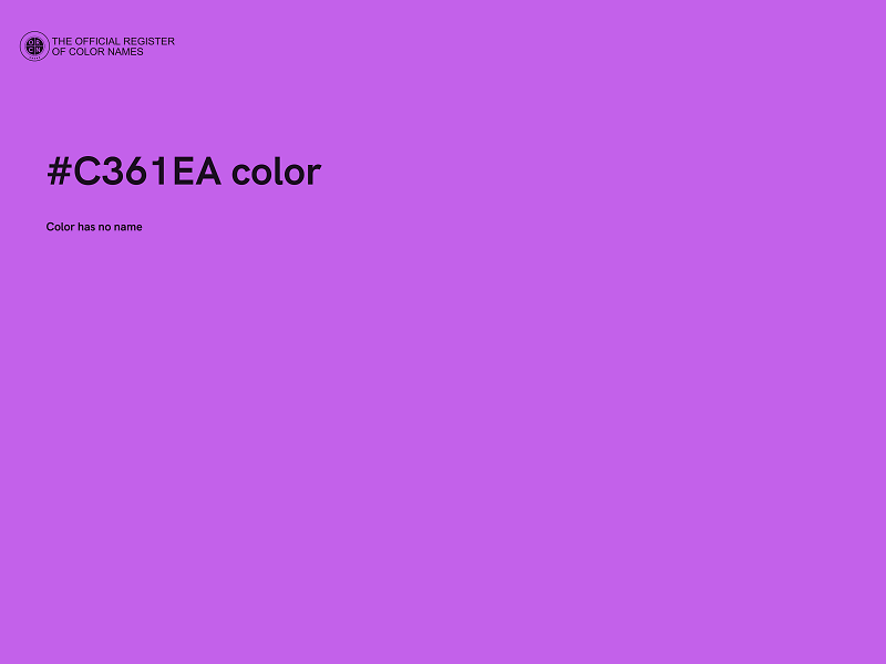 #C361EA color image