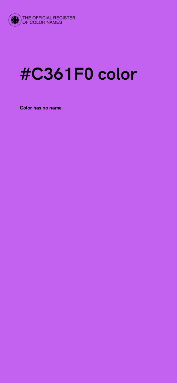 #C361F0 color image