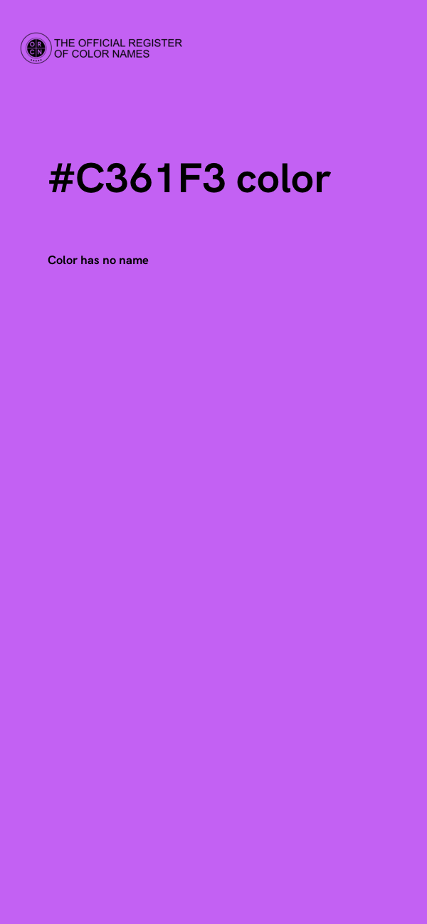 #C361F3 color image