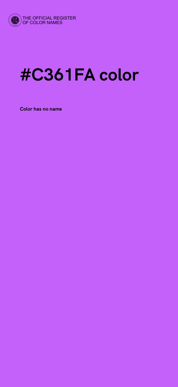 #C361FA color image