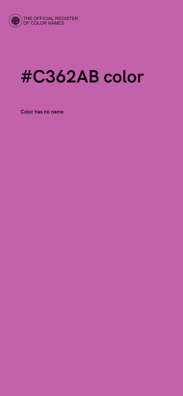 #C362AB color image
