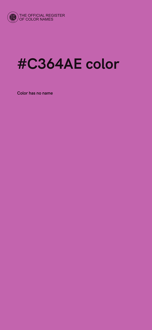 #C364AE color image