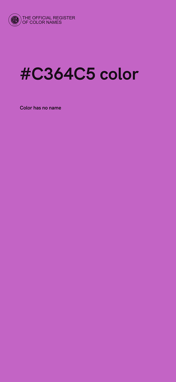 #C364C5 color image